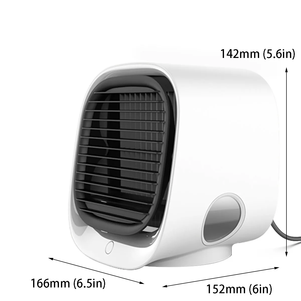 Air Conditioner Air Conditioning Machine 5V Home Mini Portable Air Conditioner 3 Colors Light Conditioning Humidifier Purifier USB Humidification Cooler with Water Tank