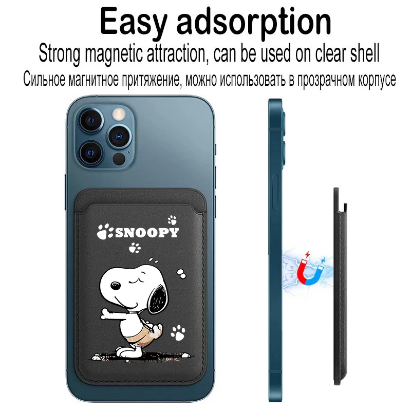 SNOOPY - iPhone用マグネティックウォレットスタンド　SNOOPYSATECHIコラボ SNOOPY - iPhone用マグネティックウォレットスタンド