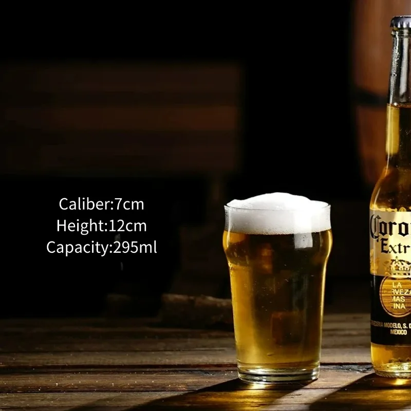 thumbnail image 1 of Vaso de cerveza artesanal Vasos de cerveza de barril de vidrio de gran capacidad Vasos para bebidas frías Vasos de cerveza de barril con personalidad Accesorios para bar de fiesta, 1 of 5