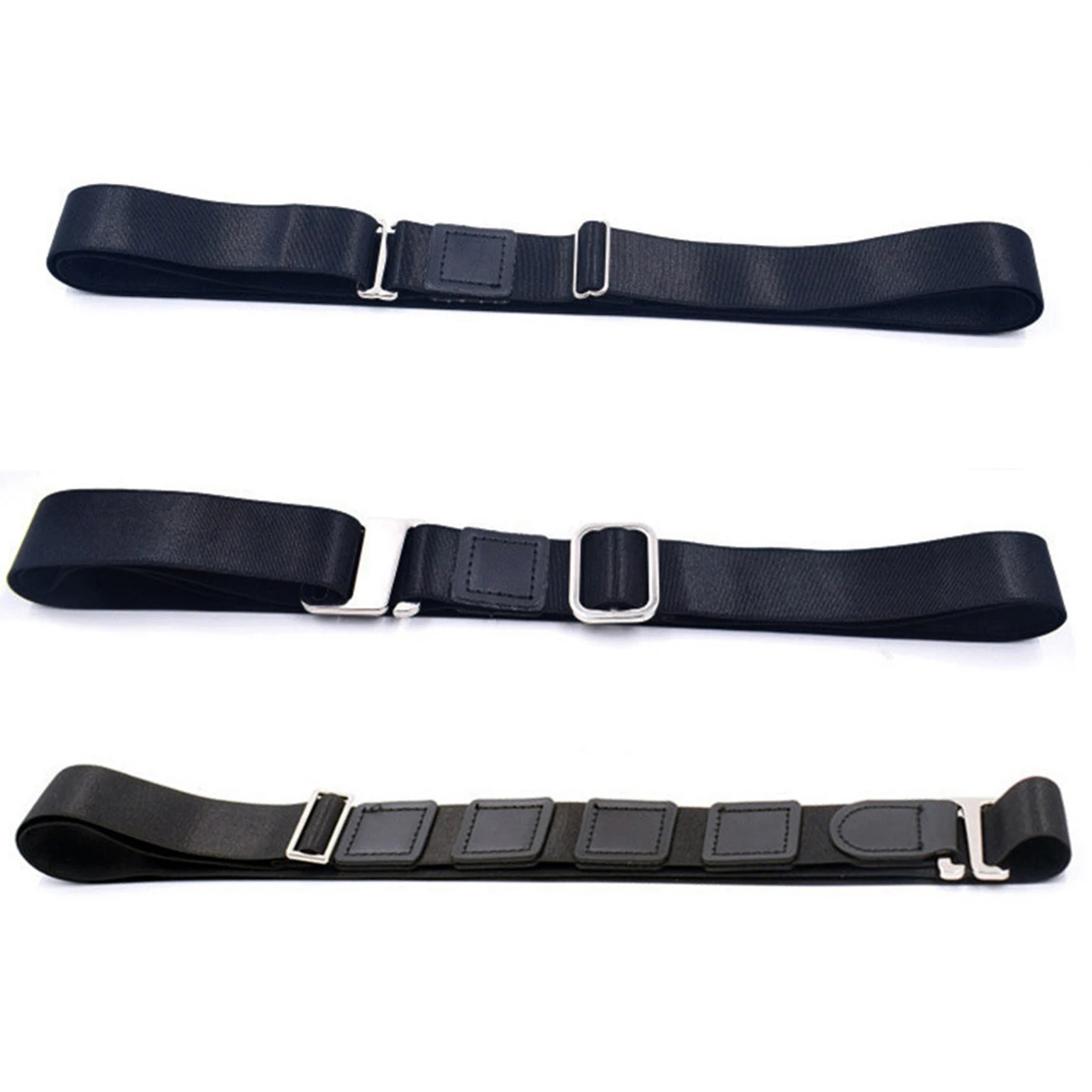 

Shirt Stays Belt Adjustable Extra Gripping Shirt Stays Keeps Shirt Tucked for Men Police and Military