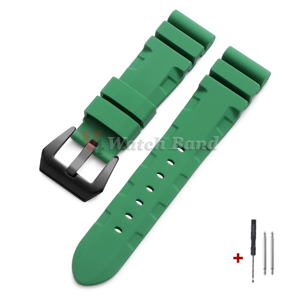Premium Silicone Rubber Watch Strap - Soft Sport Bands