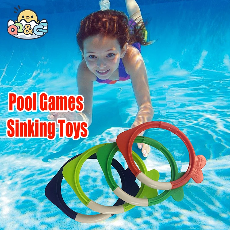 Giocattoli Subacquei Piscina Per Bambini Caccia Al Tesoro Diving Siluro Anello D'Acqua Diamond Water Suit Divertenti Giochi Da Piscina Giocattoli Affo