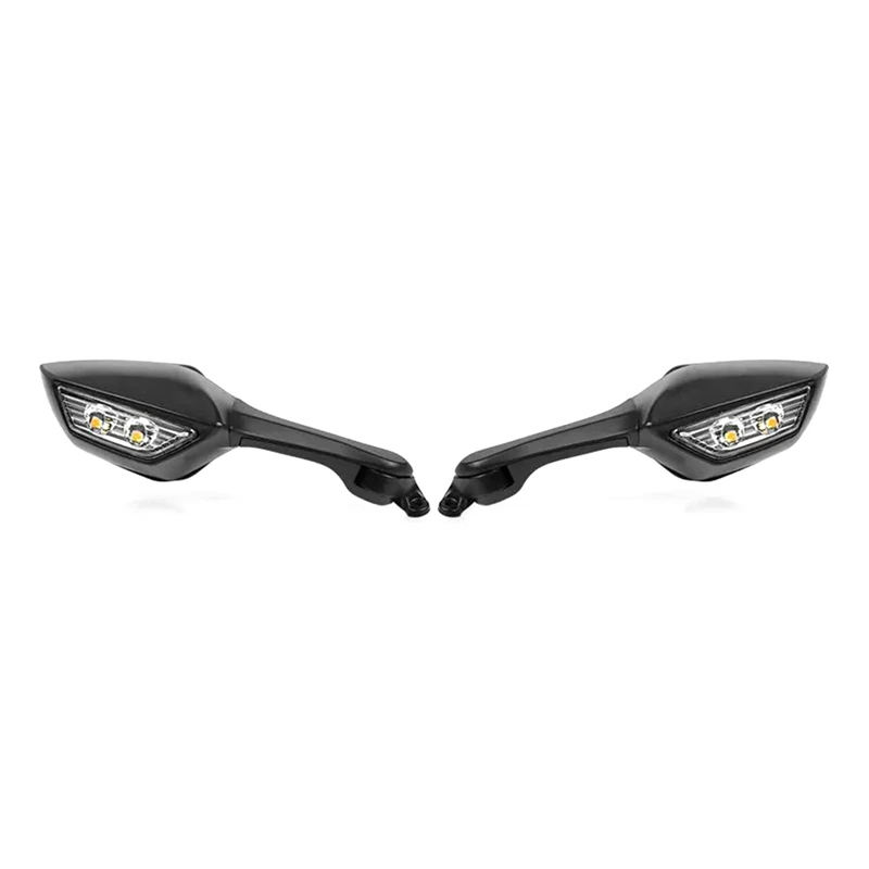 

Мотоциклетные зеркала заднего вида со светодиодными указателями поворота для Kawasaki Ninja ZX-10R ZX10R ZX 10R 2011-2015 Замена