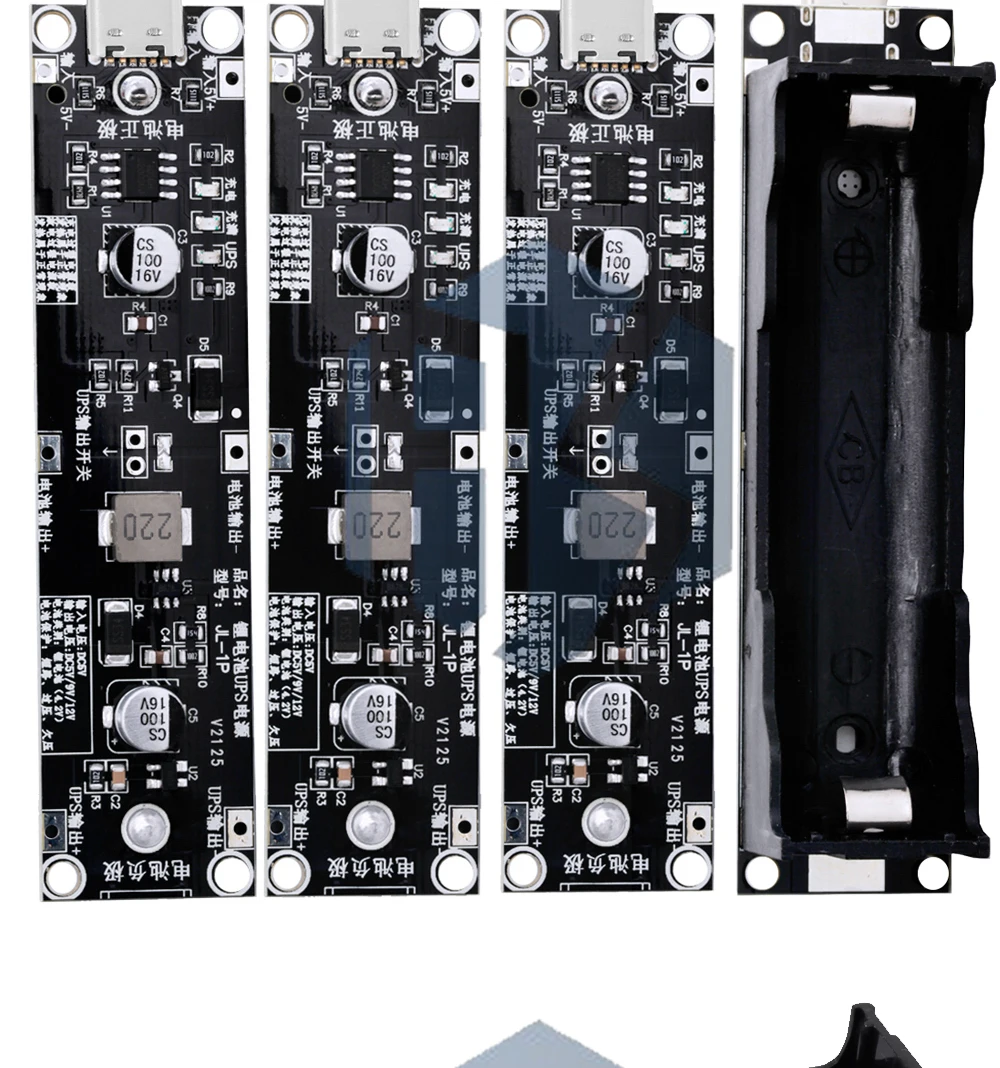 Laden Sie die gleiche Zeit entladen, 1 A, 5 V, 9 V, 12 V, 18650 Lithium-Batterie-Boost-Aufwärtsmodul, unterbrechungsfreies USV-Stromversorgungsmodul – Detail 7