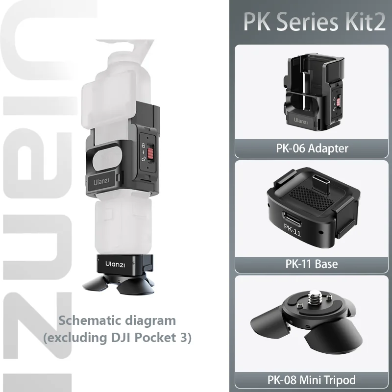 Ulanzi PK-08 PK-11 Osmo Pocket 3 Type-Cフル機能データポートミニ