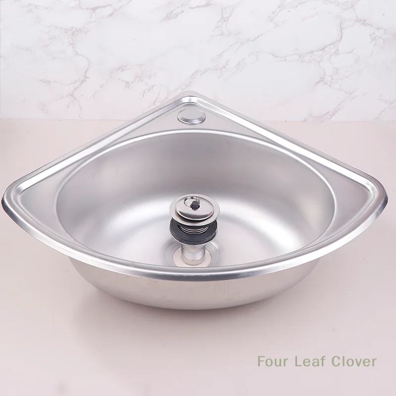 RV Kitchen Sink Stainless Bathroom Basins Camper Vegetable Corner Motorhome Bar Steel Small Single Bowl Drop Tub kitchen sink