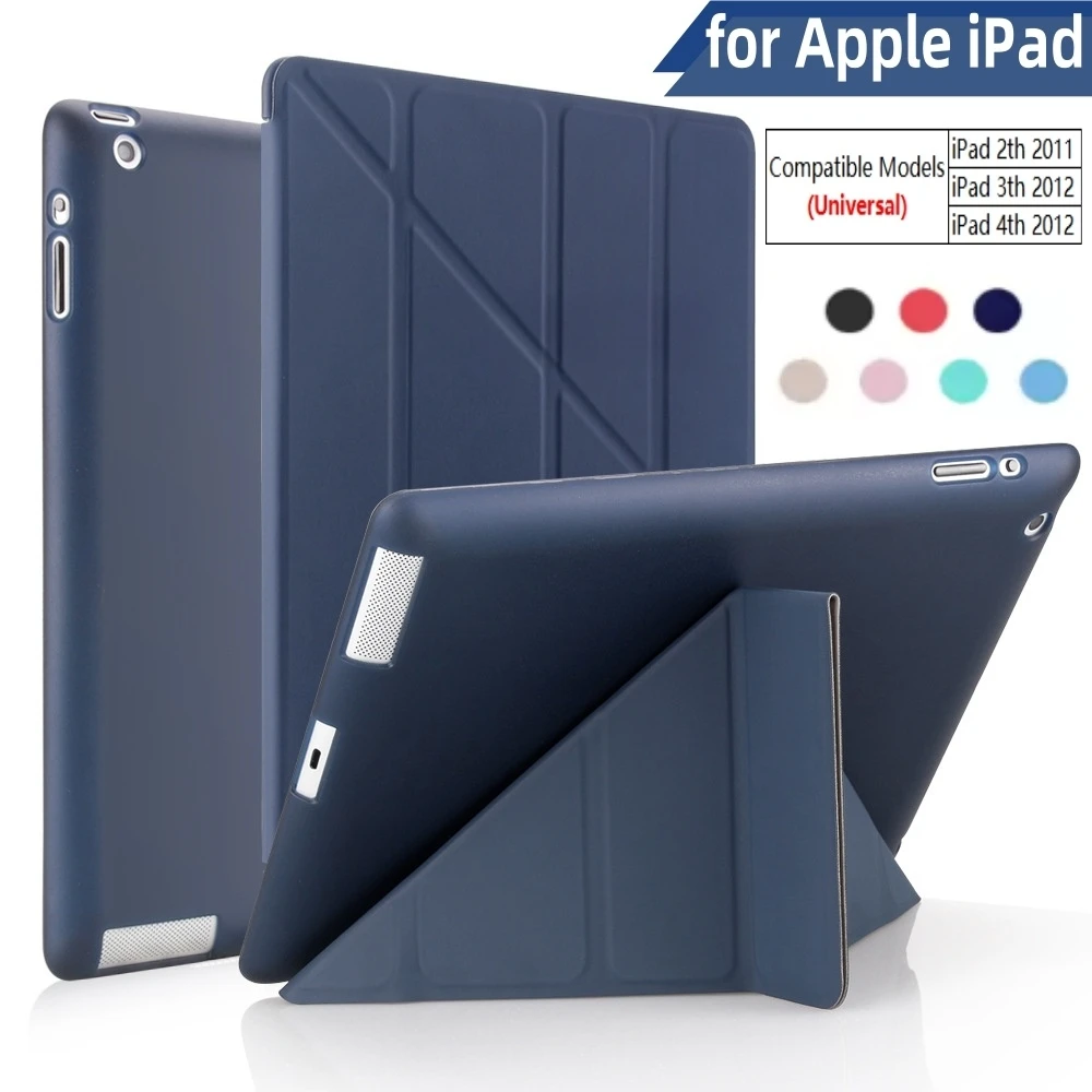 Enhanced Tri-Fold Silicone Tablet Cover