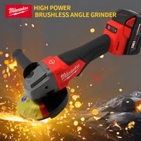 Milwaukee Brushless Angle Grinder 100/125mm High Power Cutting Electric All-purpose Cordless 18V Lithium Battery Power Tools 1
