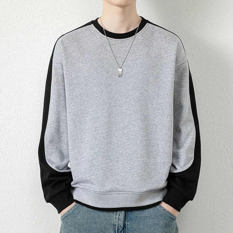 

2023 New Hoodie Men's Sweatshirts Casual Round Neck Spring Autumn New Pullover Men Sweatshirt Long Sleeve Clothing Hooded Tops
