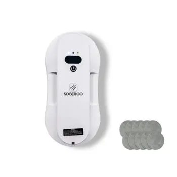 스마트 윈도우 로봇 청소기, 3 세대, 6.2cm 울트라 슬림, 5600PA 흡입, 인터랙티브, 한국어 어댑터 및 사용자 설명서