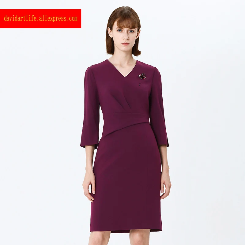 

Women's Fashion Skims Dresses 23 Spring Summer Ladies Sexy Wine Office Work Daily Beach Wear Fairy Body Con Desire Dress