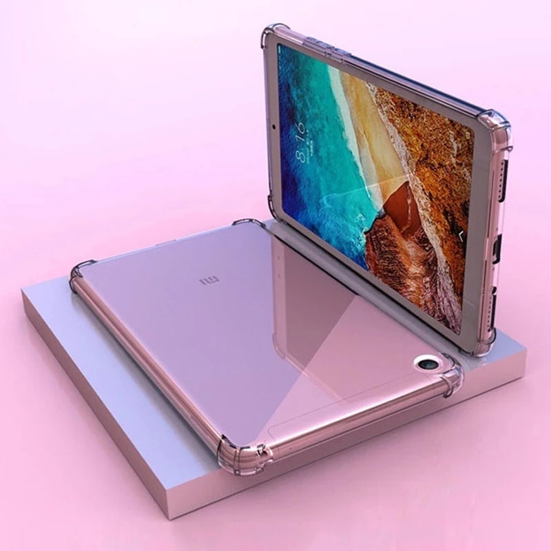 

Silicone Case For Xiaomi Mi Pad 2 3 4 5 6 Pro Plus 7.9 8.0 10.1 11 2018 2021 2023 Transparent Rubber Back Cover Flexible Bumper