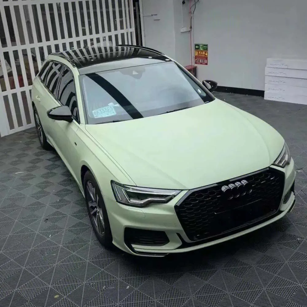 

SUPER MATT LIME GREEN C Car Wrap Vinyl Film Super Vinyl Self Adhesive Air Bubble Free UV Proof Automobile Decoration Film