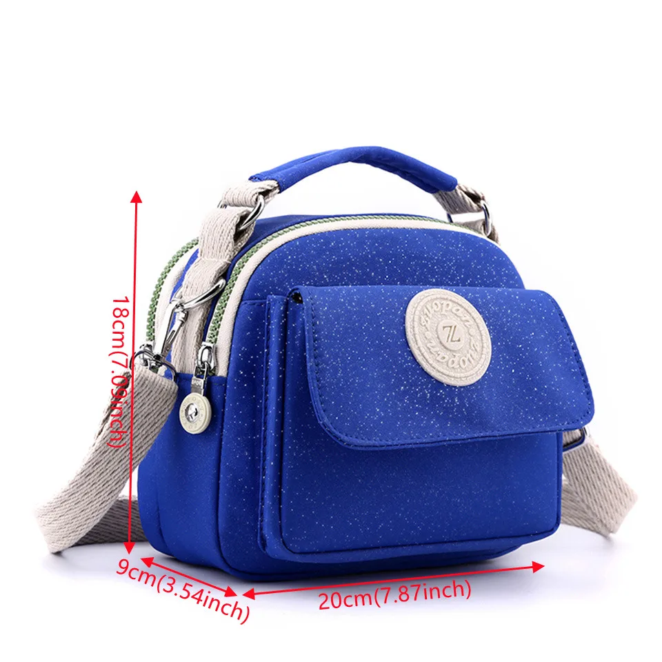 Women Handbags Zipper Shoulder Bag Female Tote Female Nylon Messenger Bags Crossbody Shoulder Bag
