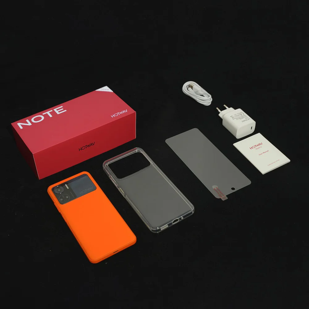 In Stock HOTWAV Note 12 Smartphone 6.8'' HD+ Android 13 8GB+128GB Octa-Core Mobile Phone 48MP NFC 6180mAh 20W Charging Cellphone 6