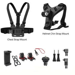 Ultimate Action Camera Accessories Kit - Universal Compatibility - 12 - in - 1 Chest Kit