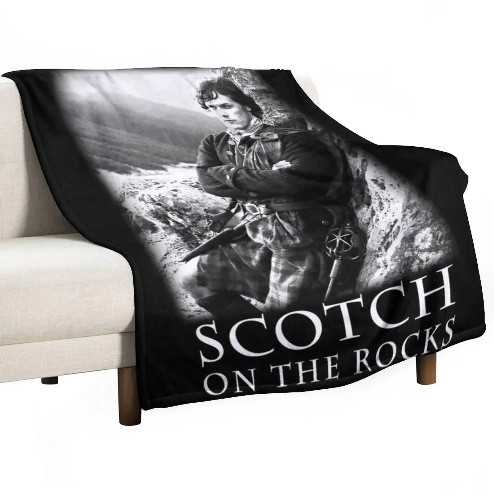 

I'll Have a Scotch on The Rocks Throw Blanket Thin blankets ands halloween Blankets