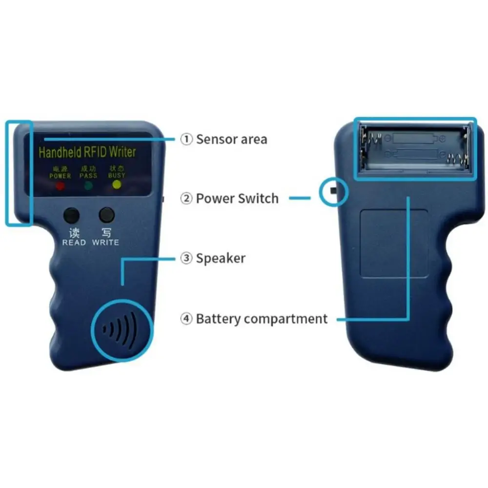 125KHz EM4100 RFID    α׷  + T5577 EM4305   ID Keyfobs ± ī 5200 ڵ