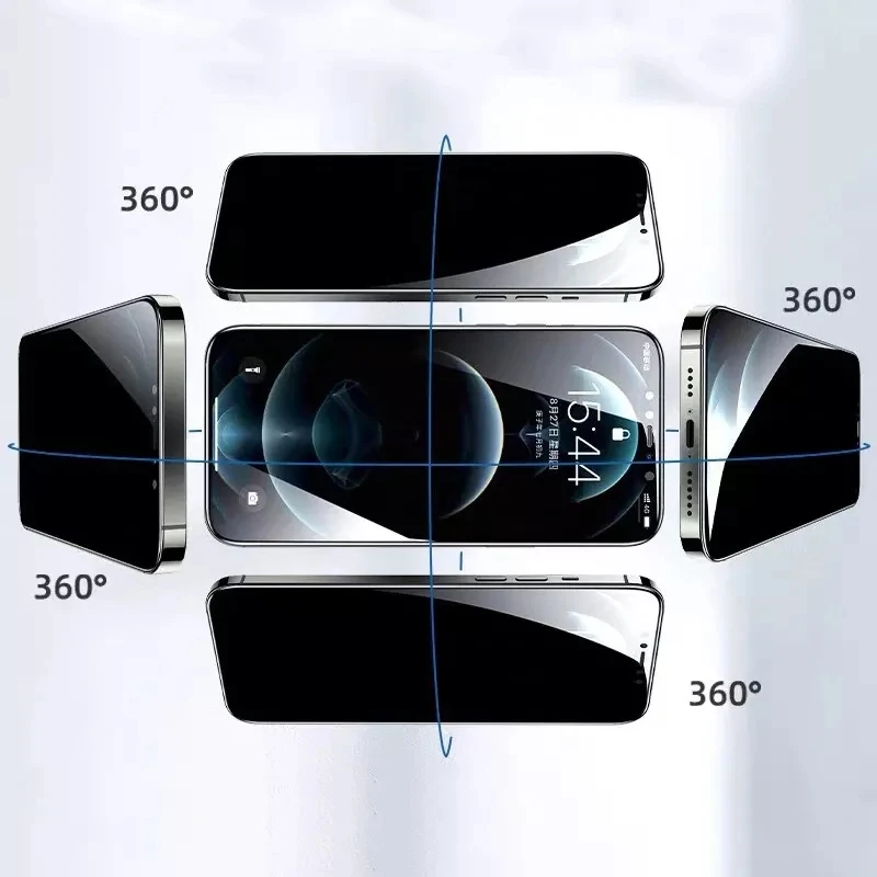 Realme 9 Pro Plus 용 Anti Spy 강화 유리 Realme9 Pro Plus 투명 검정색 보호 유리 용 개인 정보 보호 화면 보호기