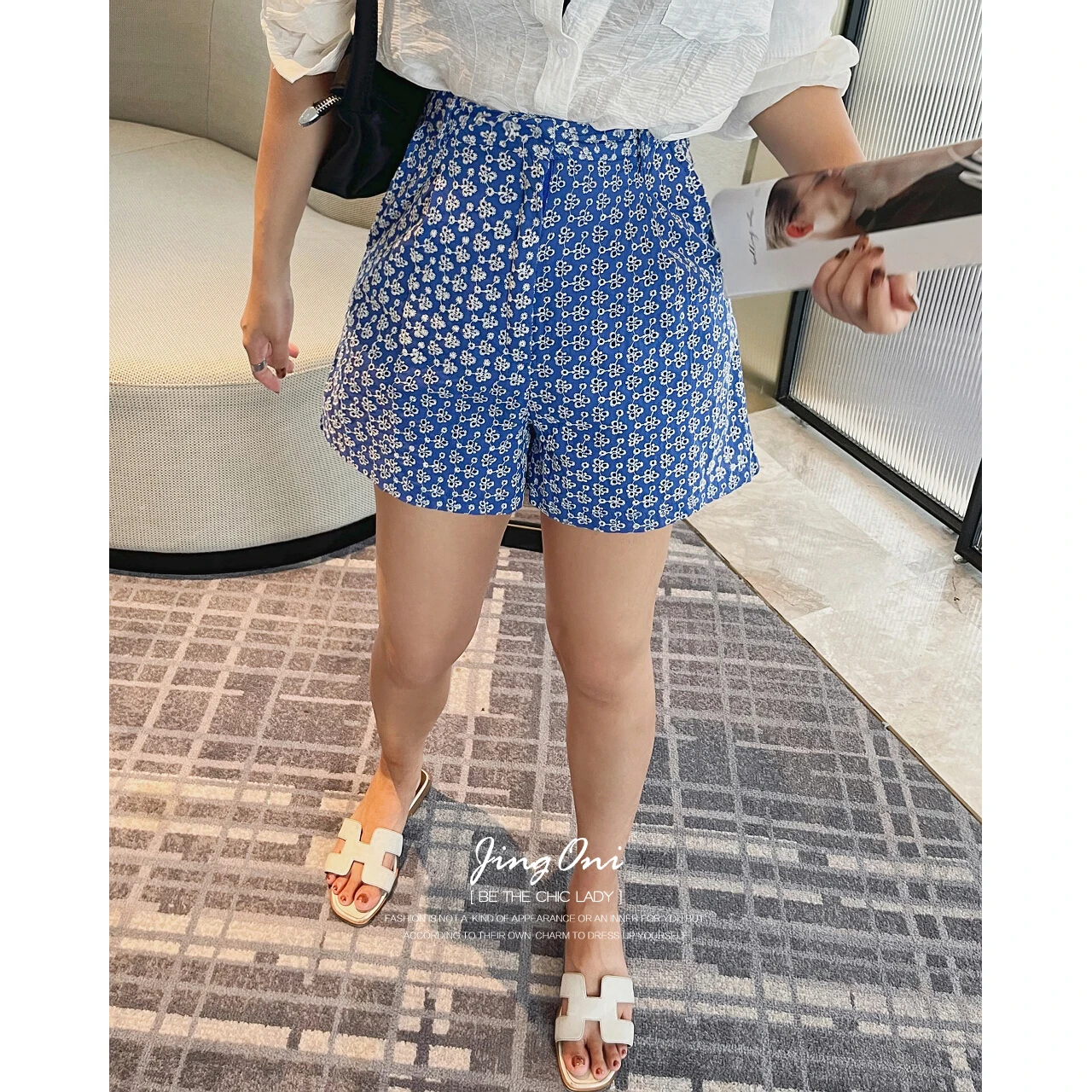 Embroidered Short Pants Y2k 2023 Woman Clothing Summer Korean Fashion Vintage Elegant Floral Style New Trousers Cargo High Waist