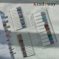 200/300Sheets Transparent Sticky Notes Self-Adhesive Reading Annotation for Book Notepad Bookmark Memo Pad Index Tab Stationary 1