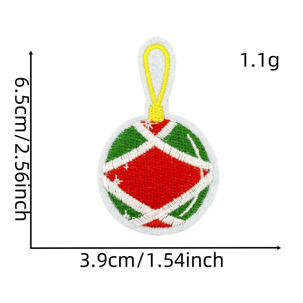 Parches De Navidad Para Coser O Planchar - 18 Piezas Con Motivos Navideños (Árbol, Santa, Muñeco De Nieve) - Decoración Y Reparación De Ropa