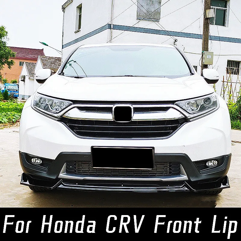 

For 2017 18 19 Honda CRV Front Bumper Splitter Lip Chin Spoiler BodyKit Diffuser Protector Guard Exterior Tuning Car Accessories