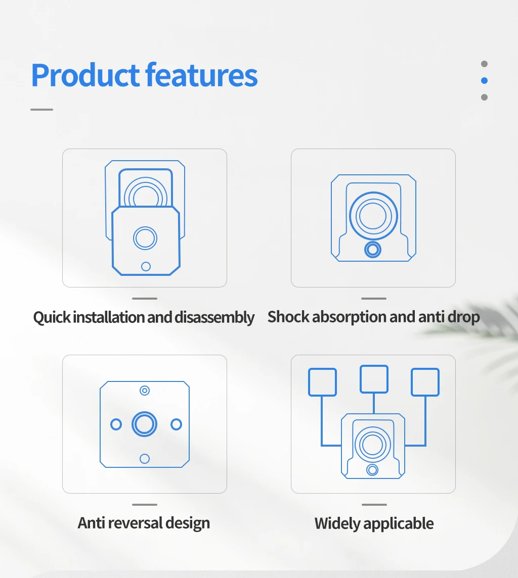 Description Picture 3 of itemQuick Release Cold Shoe Mount Adapter Base 1/4" ARRI Mounting Screw Tripod for Camera Cage Flash LED Light Monitor Holder