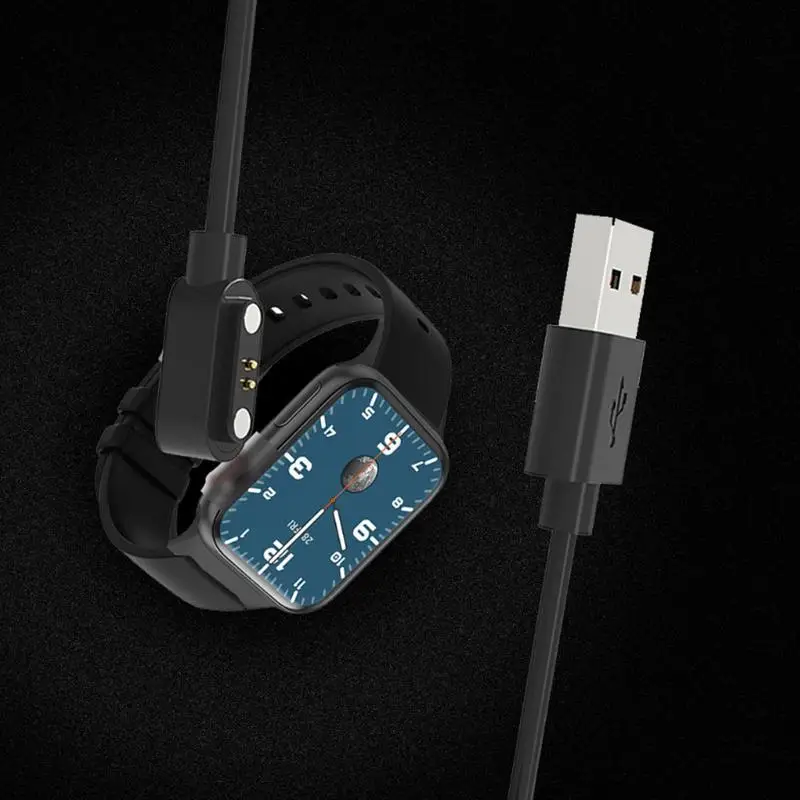 Smartwatch Dock Charger Adapter USB Fast Charging Cable Cord Wire for HW12 40MM HW16 44MM Wristwatch Smart Watch Accessories