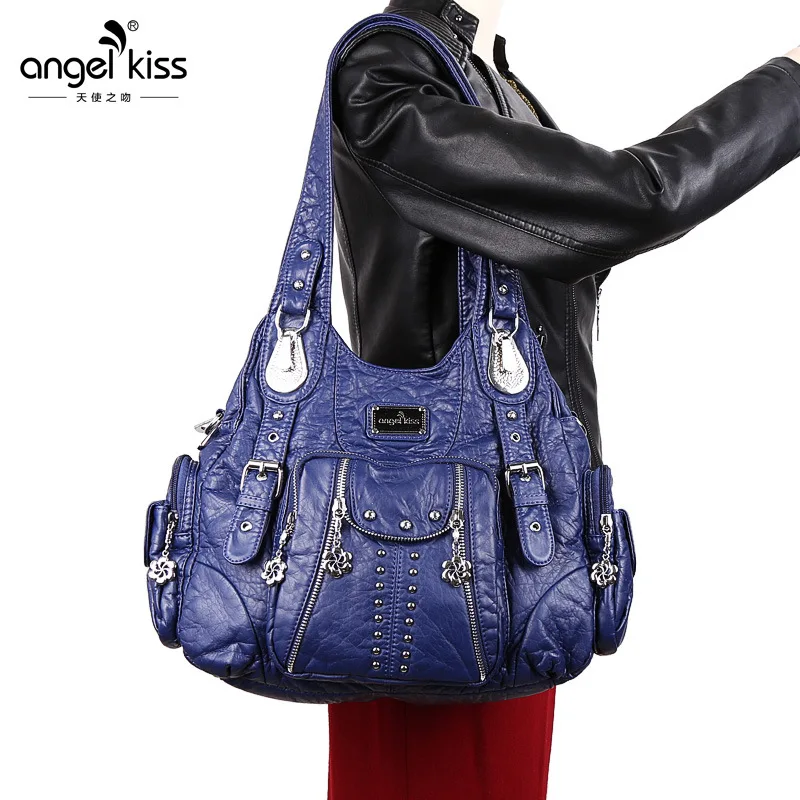 Women Fashion Handbags Women Shoulder Bags PU Leather Handbag Female Satchel Big-capacity Shoulder Purse Bag bolsa feminina 4