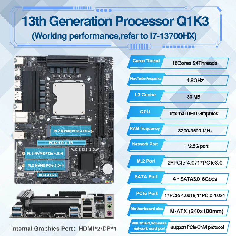 M-ATX LGA 1151 CPU マザーボード セット Q1K3 ES 0000 (i7