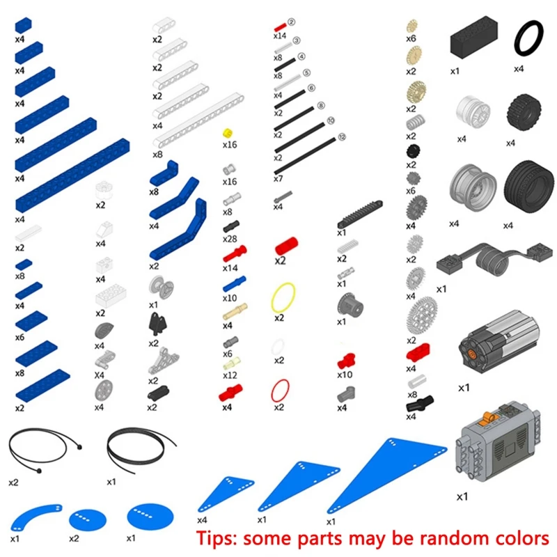 9686 Technical Set parts multi Technology MOC Parts Educational school students Learning Building Blocks power function Leduo building blocks,construction blocks