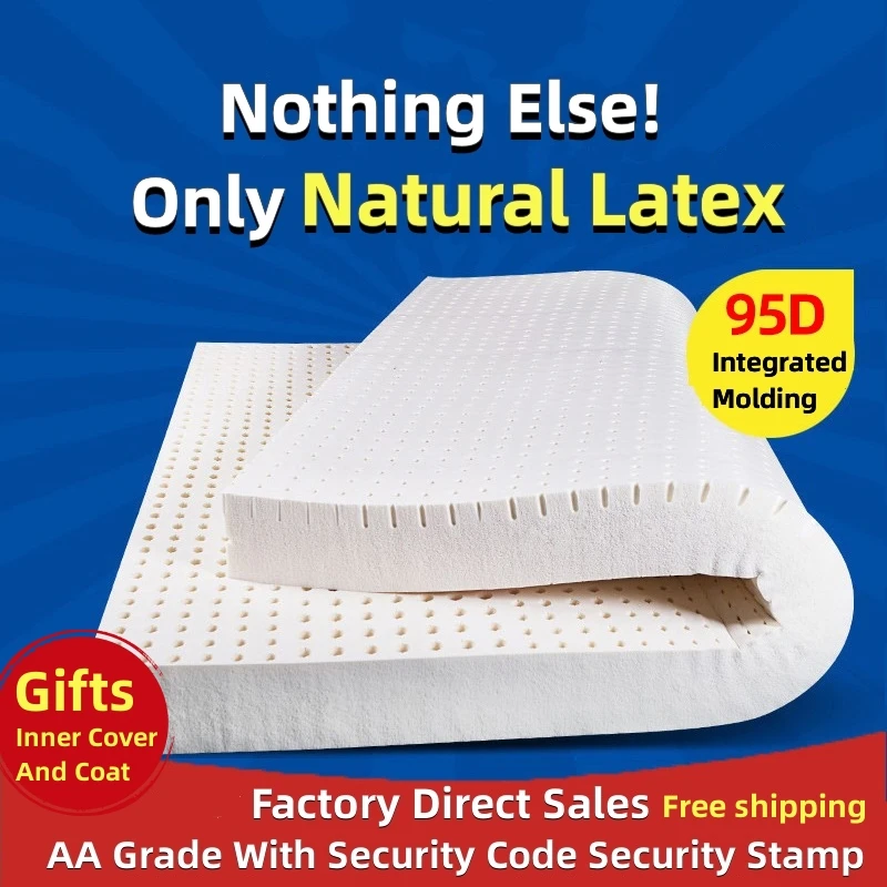 High Quality 100 Natural Latex Mattresses Foldable Slow rebound