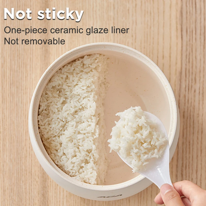 Multifunctional Rice cooker 1.6L 220V One-person Small ACA Classic 1kg Portable