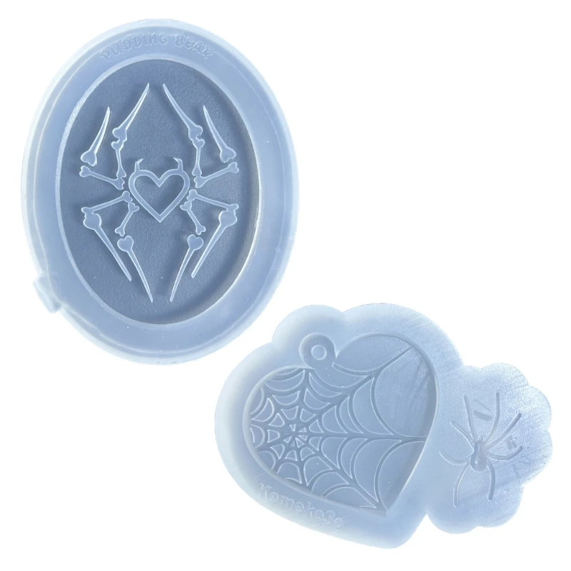 

Epoxy Resin Silicone Mould Easy to Use Spiders Pendant Molds Casting Moulds Jewelry Finding Mold Silicone Material