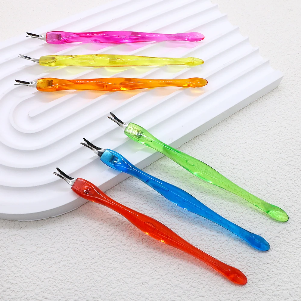 Nail Care Kit 10Pcs Dead Skin Remover Nail Art Fork Cuticle Remover Nipper Pusher Trimmer
