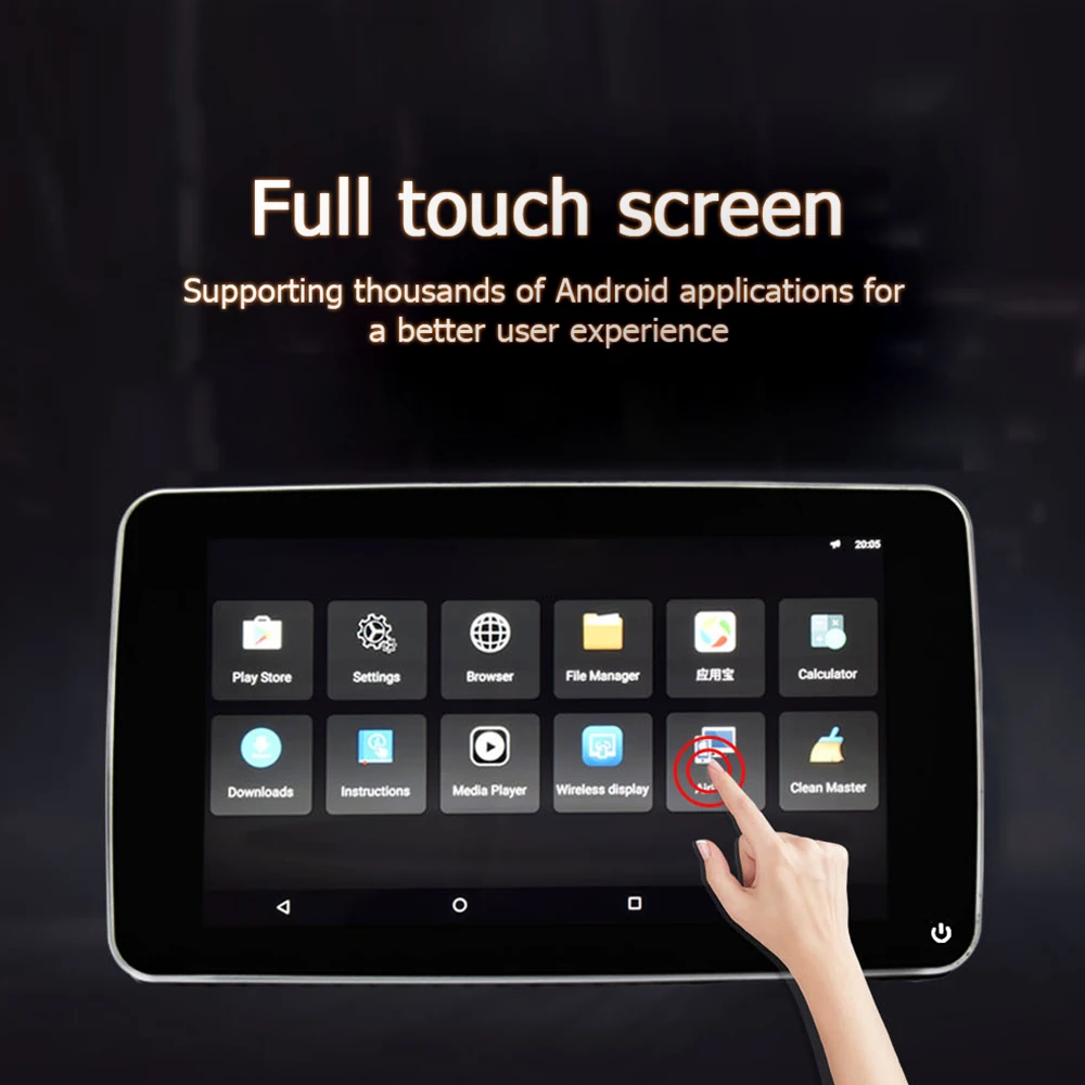 Ｚ Ǯ HD ũī 巹Ʈ ,  10.6 ġ, ȵ̵  ÷̾ , 4K HD 1080P, 2G RAM, 8GB HDMI AV FM USB