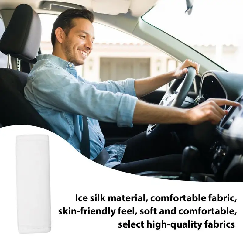 Gear Shift Cover Hand Brake Grip Cover In Ice Silk Car Handle Sleeve Car Interior Accessories For Most SUV Truck Handbrakes