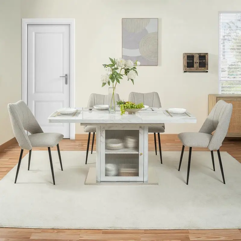 Expandable Marble Dining Table 2