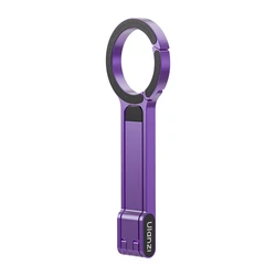 Magnetic Carabiner Phone Tripod Holder for Vlog and Live Streaming (PURPLE)
