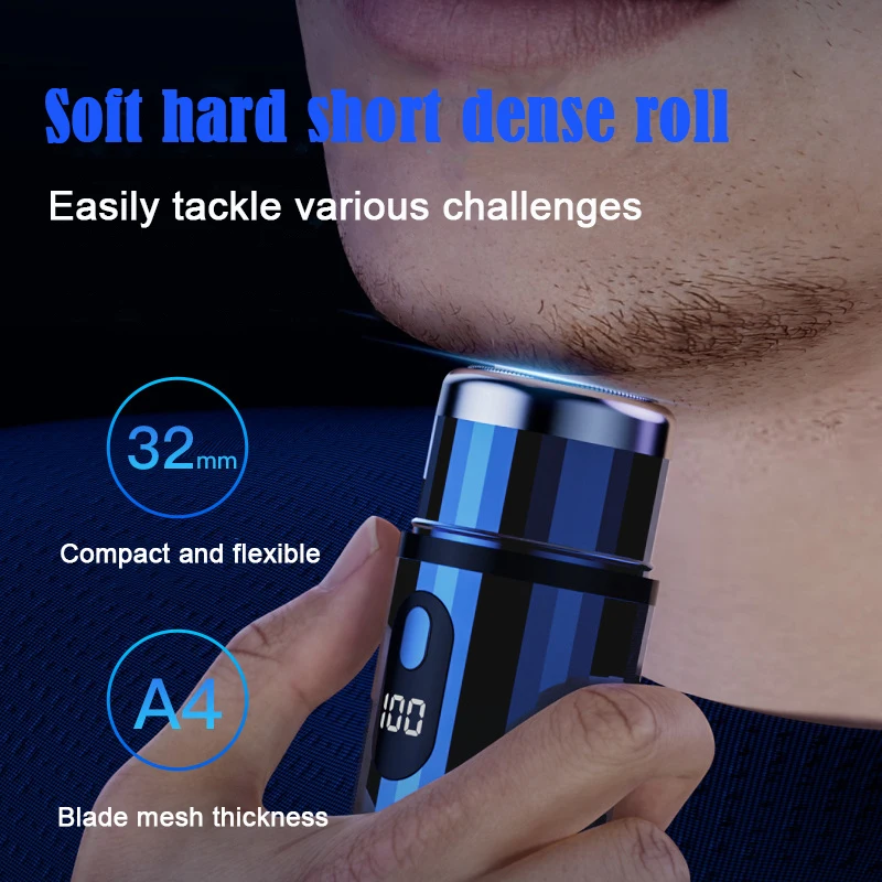 Mini Electric Shaver USB-C Rechargeable