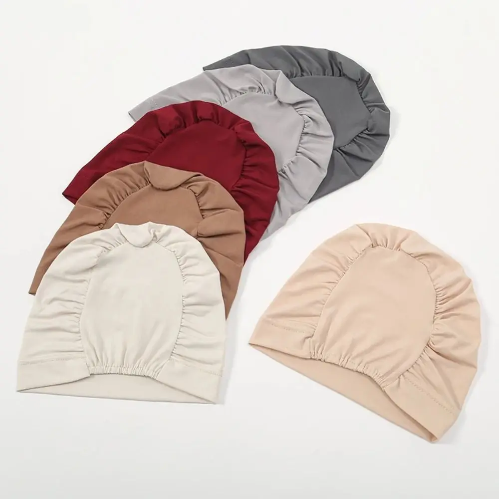 New Premium Muslim Hijab Caps Cotton Fashion Elastic Bonnet Cap Musliman Turban Women's Head Hood Closed Hijab Underscarf 4