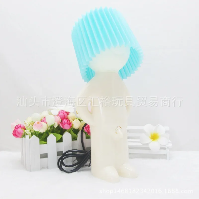 LED Night Light,Night Light,LED Night Lamp Naughty boy Mr.P creative lamp small night lights home decoration gift WJ926