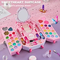 Wardrobe children's makeup bag girl, princess truly washable, pretending to play with makeup set toys, non-toxic and safe 3