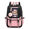 New Hot OSHI NO KO Pattern Backpack Outdoor Street Anime USB Backpack Zipper High Quality Anime Backpack Laptop Backpacks 1