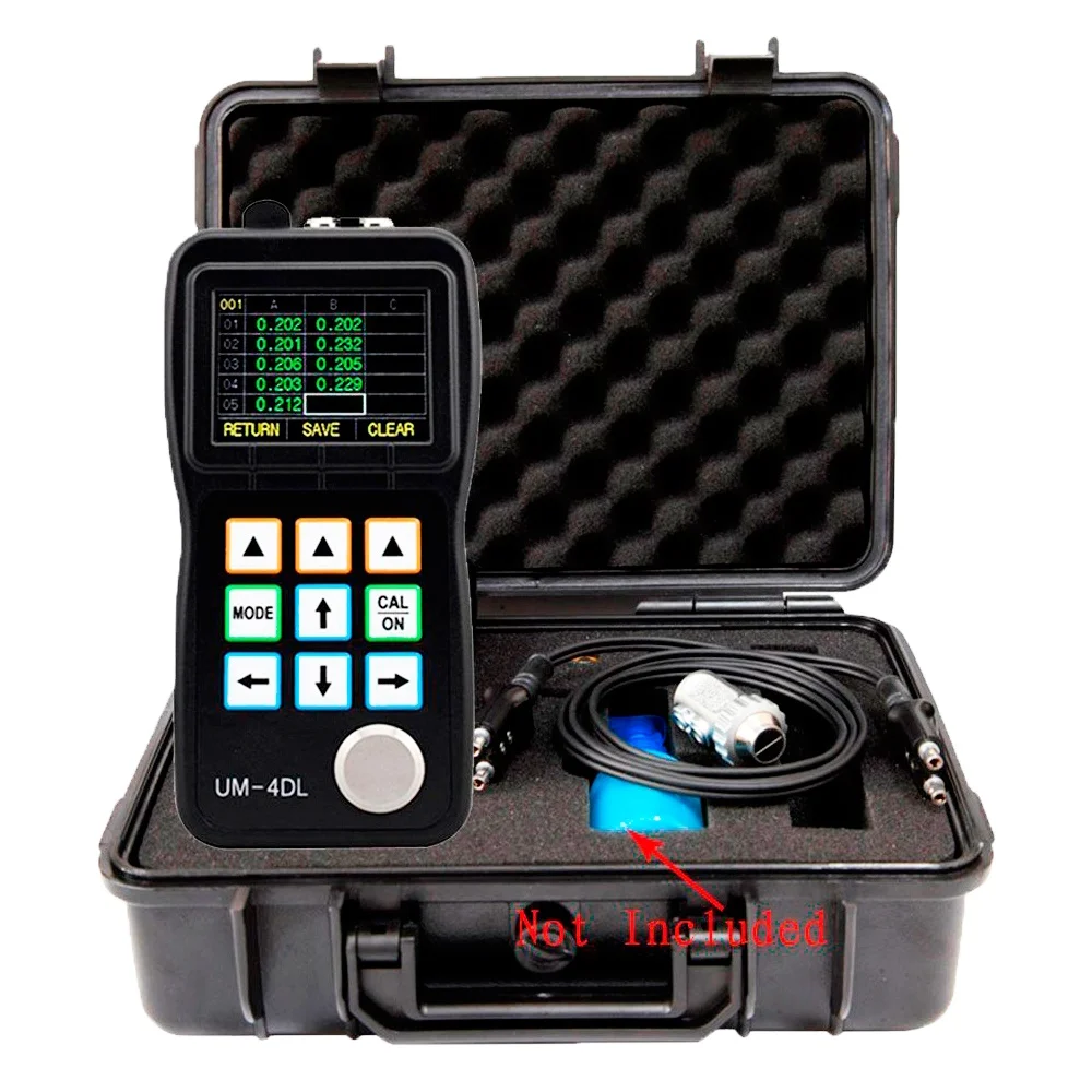 

UM-4DL Ultrasonic Thickness Meter with TC-510 Probe Painting Thickness Tester with A scanning Snapshot Function