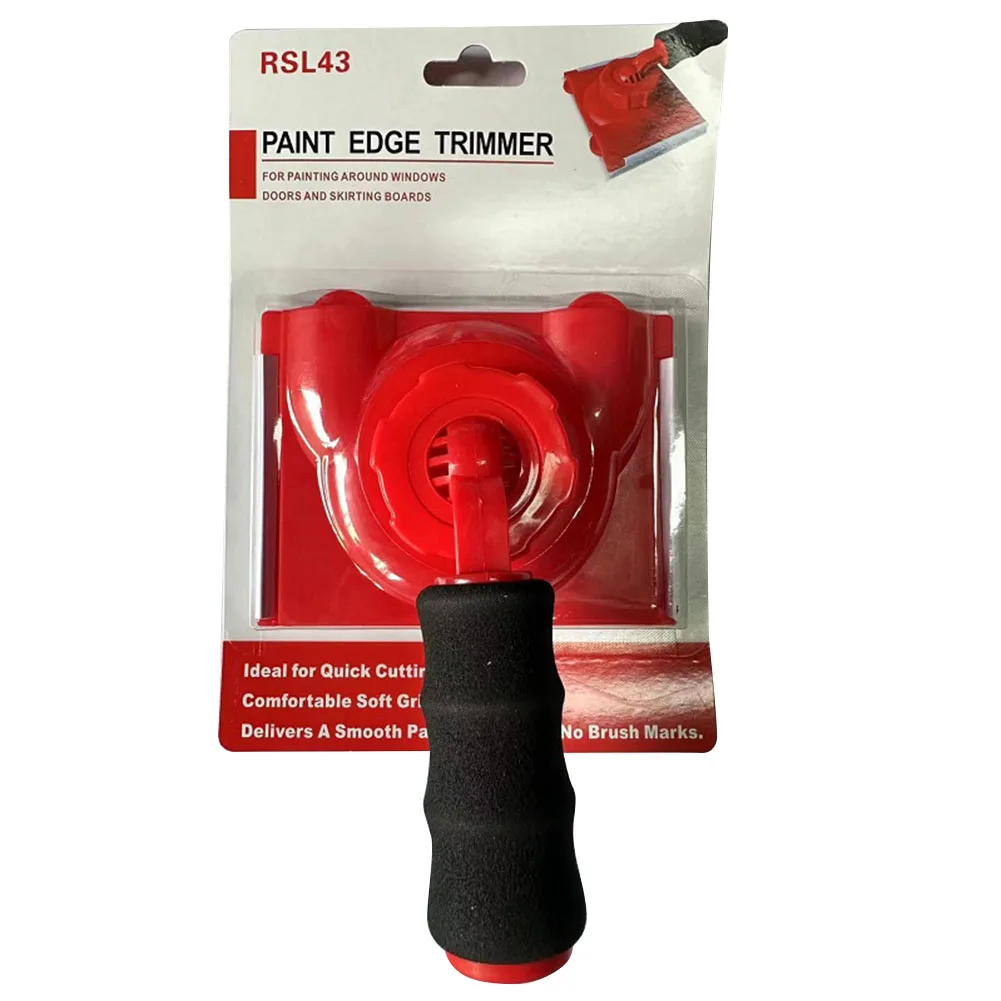 

Painting Brush Paint Edger Brush Replaceable Small In Size 360°Rotation Handle Lightweight Nylon Bristles Brand New