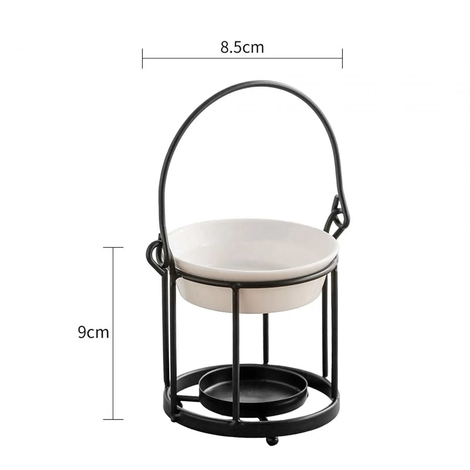 Tealight 촛대 거치대 장식, 책상 오일 디퓨저 버너, 명상 침실 크리스마스 발렌타인 농가