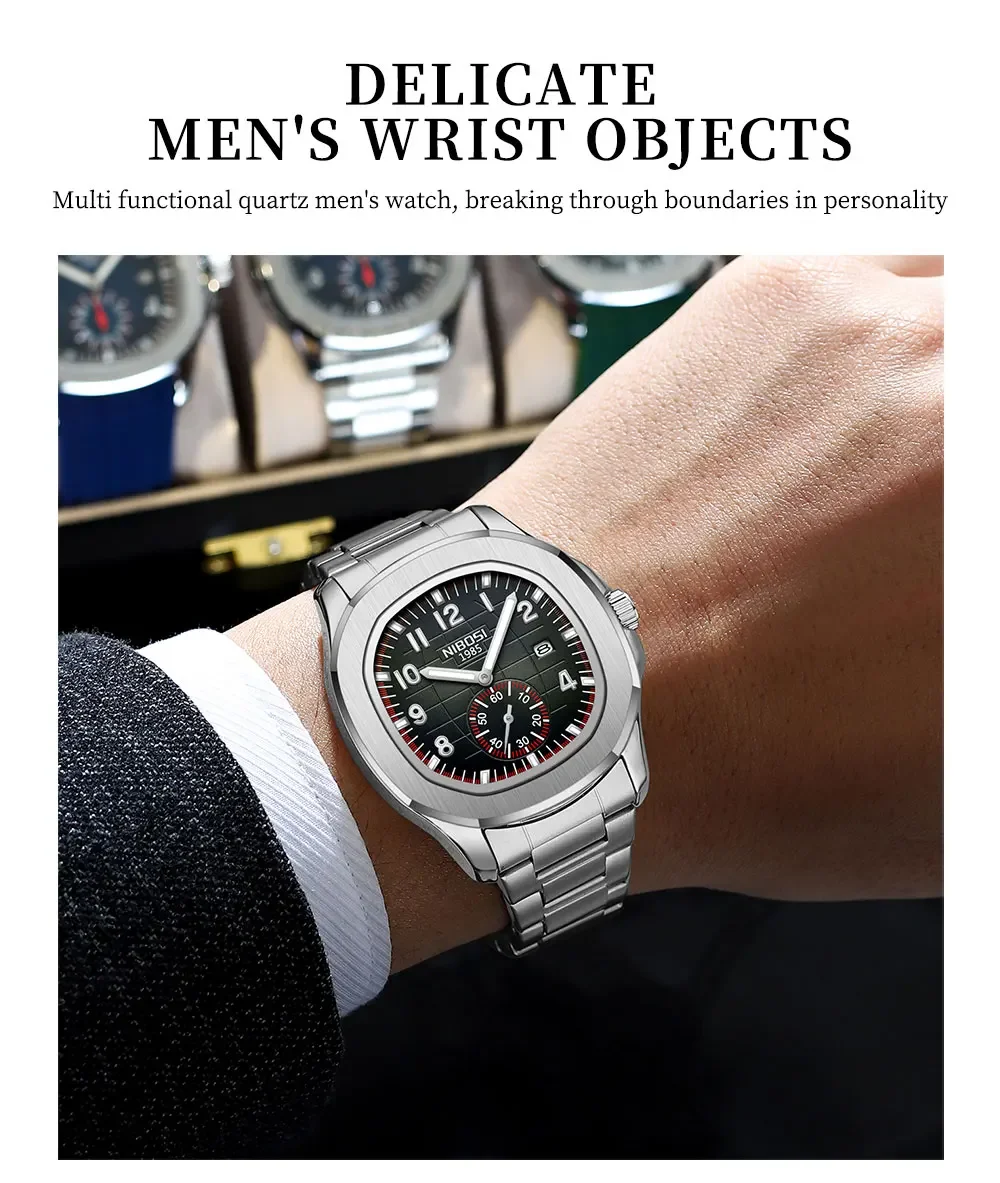 Waterproof & Quartz Watch 2653 Nibosi