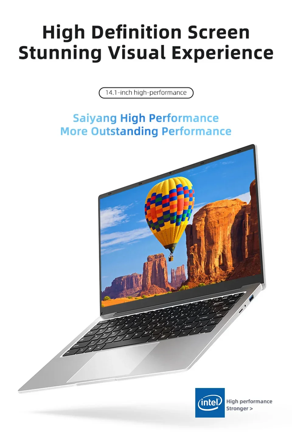 2025 Laptop Computer 14.1 inch FHD Gaming Laptops Windows 11 Intel SSD 2TB DDR4 16/32GB PC Notebook 1920*1080 Display Office